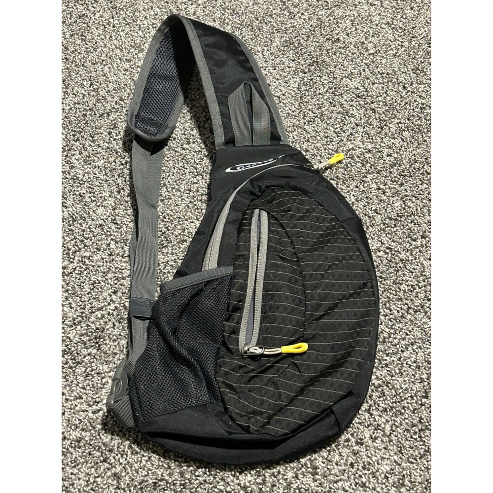 G4Free Black Sling Bag‎ Chest Backpack Lightweight Crossbody Shoulder Pack
